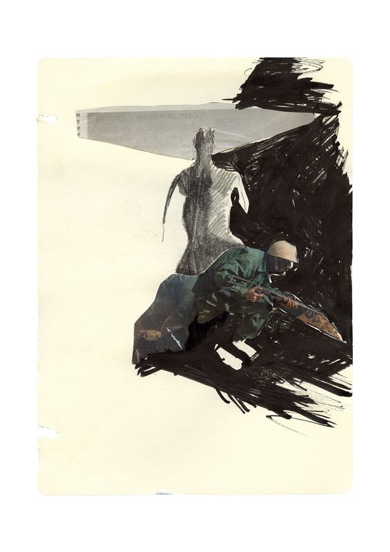 Men with guns 7, digital print, 29.7 cm x 21 cm, edition of 3, 2010